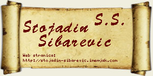 Stojadin Šibarević vizit kartica